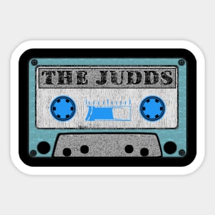 the judds blue cassette Sticker